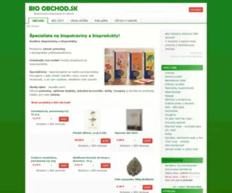Bio-Obchod.sk(BIO obchod) Screenshot