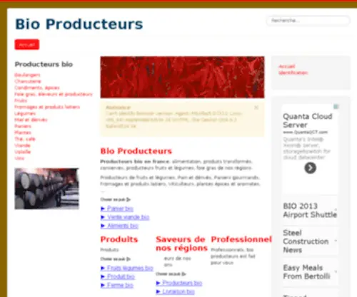 Bio-Producteurs.com(Légumes) Screenshot