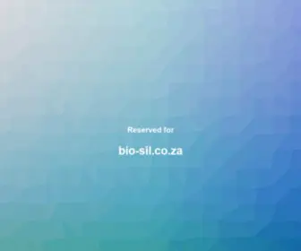 Bio-Sil.co.za(Bio Sil) Screenshot