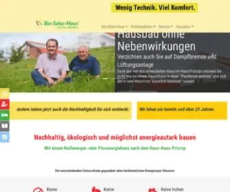 Bio-Solar-Haus.de(Das Bio) Screenshot