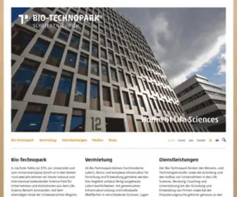 Bio-Technopark.ch(Home › BIO) Screenshot