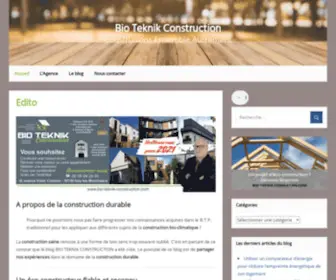 Bio-Teknik-Construction.com(Bio Teknik Construction) Screenshot