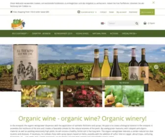 Bio-Weinkiste.de(Biowein vegan Bio) Screenshot