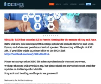 Bio2Devicegroup.org(Bio2device Group) Screenshot