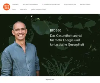 Bio360.de(Bio 360) Screenshot