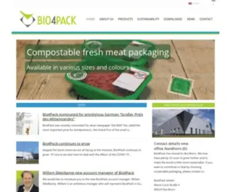 Bio4Pack.com(Your specialist in compostable packaging material) Screenshot