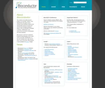 Bioconductor.org(Bioconductor) Screenshot
