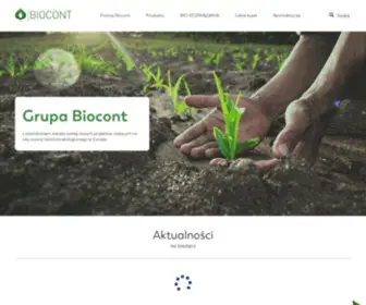 Biocont.pl(Rozwiązania dla zrównoważonego rolnictwa) Screenshot