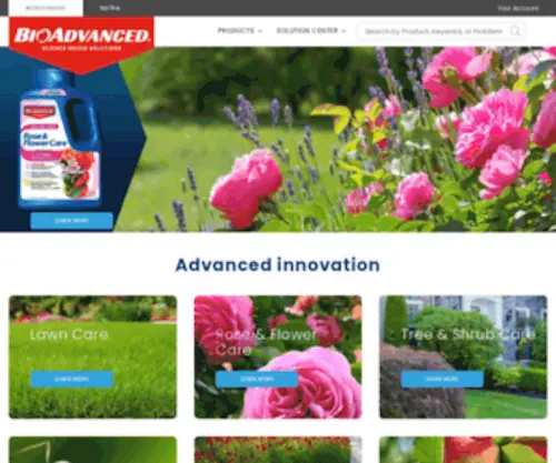 Bioadvanced.com(Science-Based Lawn & Garden Care) Screenshot
