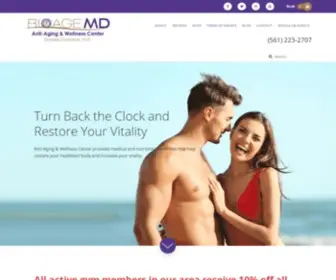 Bioagemd.com(Turn Back the Clock and Restore Your Vitality Anti) Screenshot