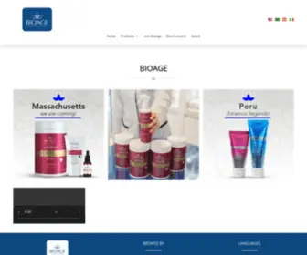 Bioageskincare.com(Skincare Solutions) Screenshot