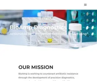 Bioampdx.com(BioAmp Diagnostics) Screenshot