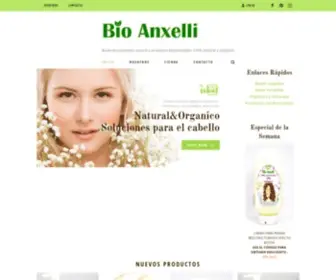 Bioanxelli.com(Biodermocosmética) Screenshot