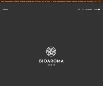 Bioaromacrete.com(Bioaroma Crete) Screenshot