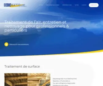 Biobatique.fr(Traitement de surfaces) Screenshot