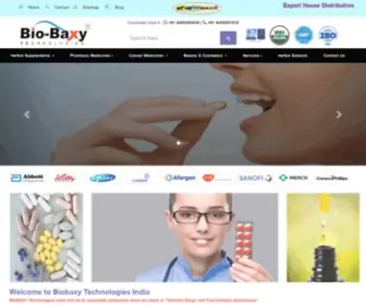 Biobaxy.com(E-commerce Healthcare , Trade & Logistics Service Worldwide) Screenshot