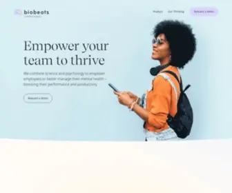 Biobeats.com(Subsidiaries and Partners) Screenshot