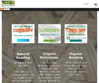 Biobedsplus.ca(Bio-Beds Plus-Best Organic Mattresses & Bedding) Screenshot