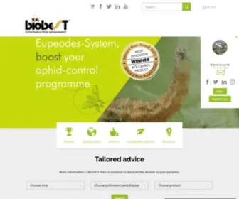 Biobest-USA.com(Biobest) Screenshot