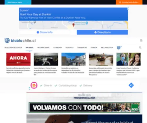 Biobiochile.com(La Red de Prensa Más Grande de Chile) Screenshot