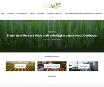 Bioblog.com.br(Bioblog é uma central de notícias da Novozymes Brasil) Screenshot