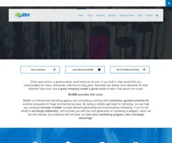 Biobm.com(Life Science Marketing & Distribution) Screenshot