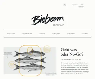 Bioboom.de(Das Magazin für Kopf und Bauch) Screenshot