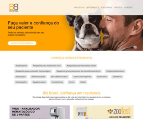 Biobrasil.com.br(Bio Brasil desde 95 distribuidor de equipamentos veterinários) Screenshot