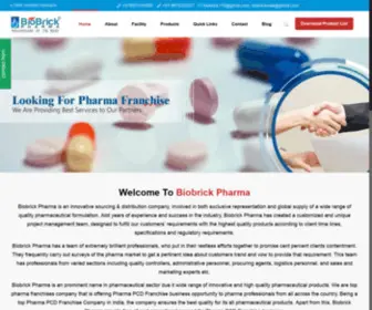 Biobrickpharma.com(Biobrcick Pharma) Screenshot