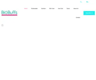 Biobuffs.com(Sustainable Sanitizing and Disinfecting) Screenshot