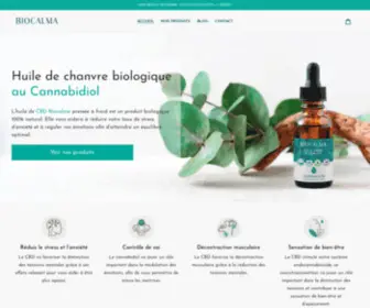 Biocalma.fr(Accueil) Screenshot