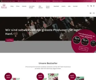 Biocan.ch(BioCan AG CBD Produkte aus der Schweiz) Screenshot