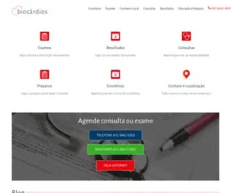 Biocardios.com.br(Biocárdios) Screenshot