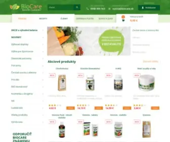 Biocare.sk(VÝŽIVOVÉ) Screenshot