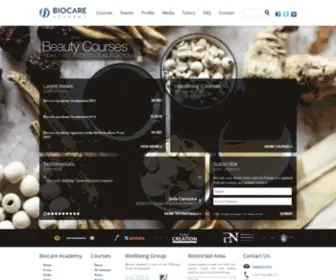 Biocareacademy.com(Make-Up, Beauty, Nail, Hair, Fitness, Holistic Courses in Malta) Screenshot