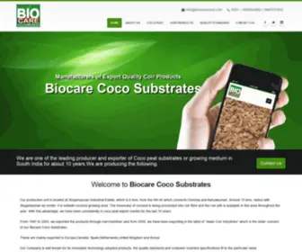 Biocarecocos.com(Biocare Coco Substrates) Screenshot