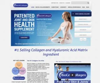 Biocellcollagen.com(BioCell Collagen) Screenshot