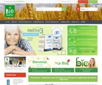 Biocenter.fr(Boutique bio en ligne) Screenshot