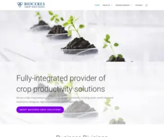 Biocerescrops.com(Bioceres Crop Solutions) Screenshot