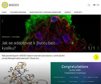 Biocev.eu(Homepage) Screenshot