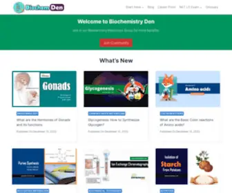 Biochemden.com(Biochemistry Resource Blog) Screenshot