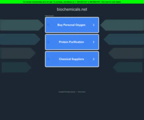 Biochemicals.net(Biochemicals) Screenshot