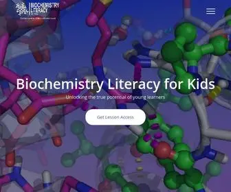 Biochemistryliteracyforkids.com(STEM Curriculum for Teachers and Parents) Screenshot