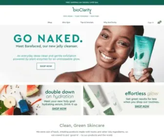 Bioclarity.com(Better-for-you skincare loaded with natural plant extracts and signature Floralux®) Screenshot