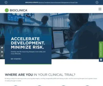 Bioclinica.com(Endpoint Technology Services For Clinical Trial Management) Screenshot