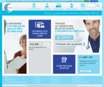 Bioclinic.fr(Laboratoire d'analyses médicales Bioclinic) Screenshot