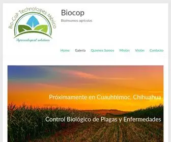 Biocop.com.mx(Bioinsumos agrícolas) Screenshot