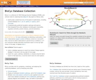 Biocyc.org(BioCyc Pathway/Genome Database Collection) Screenshot