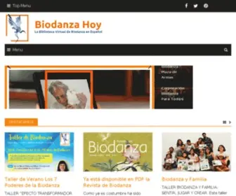 Biodanzahoy.cl(Biodanza Hoy) Screenshot