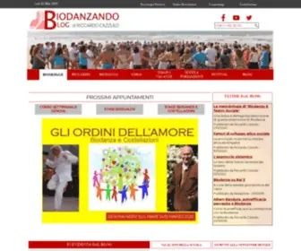 Biodanzando.it("Biodanza corsi stage vacanze con Riccardo Cazzulo) Screenshot